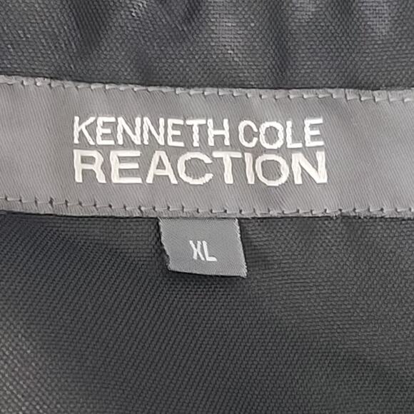 Kenneth Cole Reaction Utility raincoat black Size XL Matrix performance Classic - Picture 8 of 8